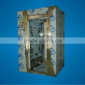 Stainless steel air shower room for one person