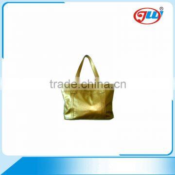 2016 women fashion design PVC material tote bag