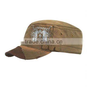 men's leather cotton supplex military caps