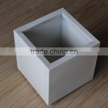 Audemar Cubic 2MM Thick Decorating Aluminum Garden Split Pot Planter In Powder Coating