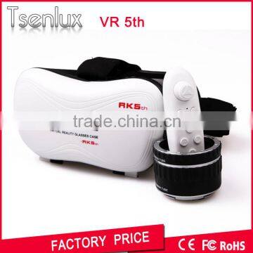 Factory price plastic 3d video viewer 3d glasses for blue film video open sex video vr headset for sale