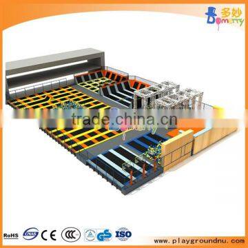 2016 Guangzhou Most Famous Manufacturer Indoor Trampoline Playground photo-3