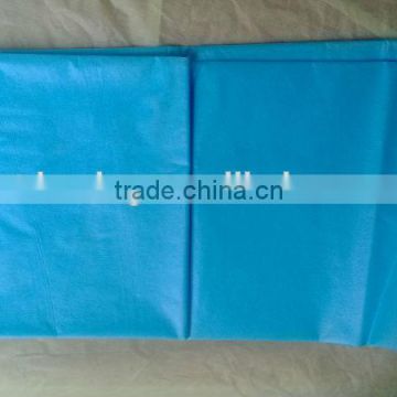 Disposable Nonwoven blue PP Medical Bed Sheets& bed cover bed drape