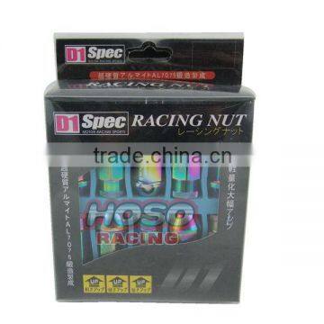 D1 Neo Chrome M12X1.5 Forged Aluminum L:52MM Wheel Lug Nuts photo-6