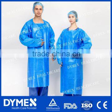 AAMI Level 3 Thumb up Latex Free Anti Fluid Impervious Gown with Open Back