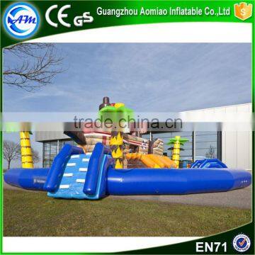 Giant Inflatable Pirate Ship Water Park Slides for Sale Water Park Equipment Price Water Fun Park photo-3