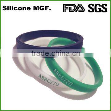 Custom bead bracelets silicone material fashion jewelry bracelets