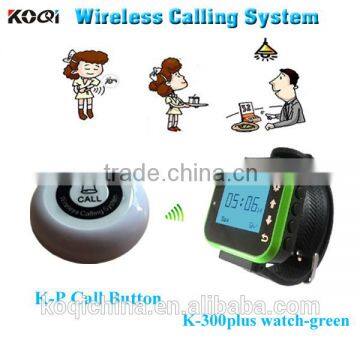 New model wrist watch waiter service Wireless Restaurant Guest Calling Paging System