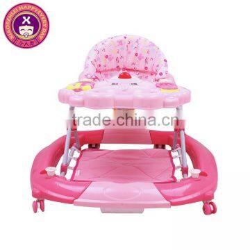 Modern Easy Steer Music & Lights Luxury 8 Wheels Jeep Baby Walker photo-6