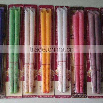 Indian flaring shape with attached ear plug aromatherapy life-giving 8 colors ear candles for sale