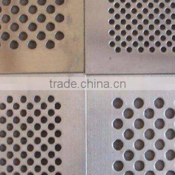 Perforated metal sheet