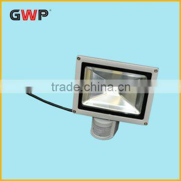 LED flood light with motion sensor