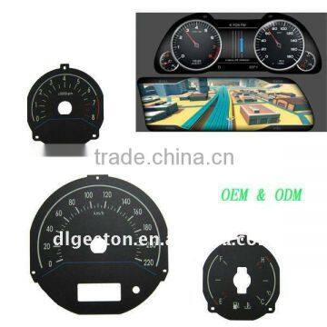 Screen Printing Custom 2D RMP Gauge Auto Meter