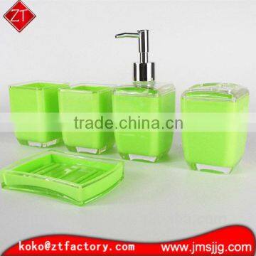 Luxury plastic bathroom set for bathroom decor