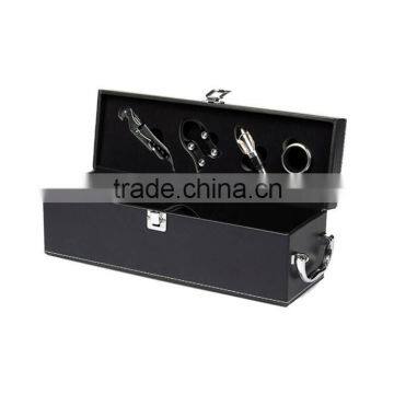 High End Single Bottle Leather Wine Gift Box photo-2