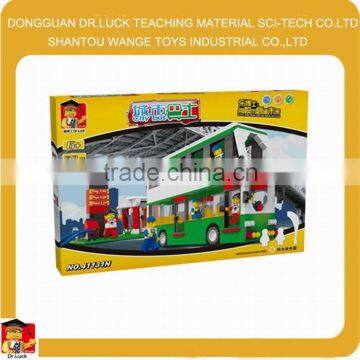 edu toy scale models bus toy bus double decker