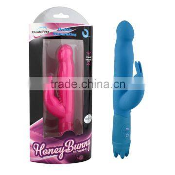 10 Speed Magic Wand G Spot Girls Masturbation Sex Rabbit Vibrator for Woman Online Shopping photo-3