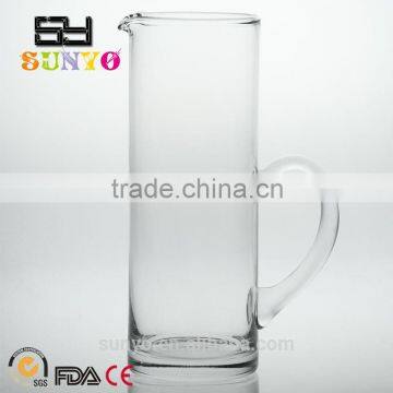 High Quality Big Volume Cylinder Glass Water Jug