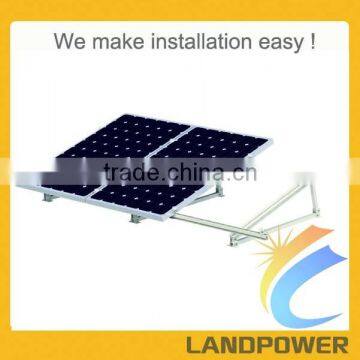 Flat Roof Adjustable Portrait Ballasted Solar PV Mounting System