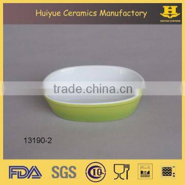 Oval Shape Stoneware Casserole Dish photo-2