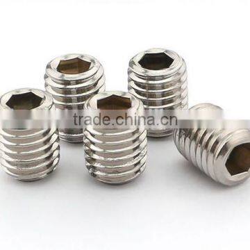 stainless steel DIN 916 hexagon socket set screw