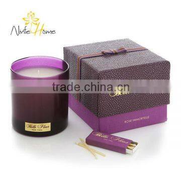 luxury 100% nature scented soy candle