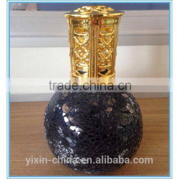 Aromatherapy Fragrance Lamp9/Oil lamp with wick/Mosaic glass oil burner/Home decoration