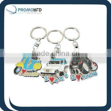 Soft PVC Enamel Keychain Doming Keyring