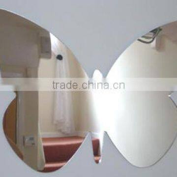 China shandong supplier decorative mirror butterfly mirrors wall decor