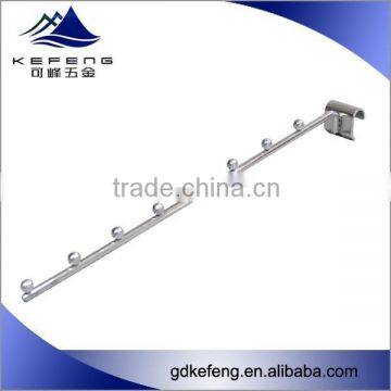 metal display hook hanging on tube/clothing display hook cliping on tube KF-H014