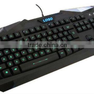 FKB-307 blue light led backlight 2.4g wireless usb best keyboard and mouse