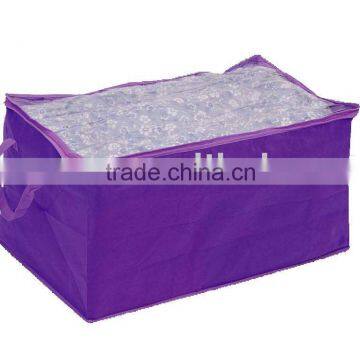 Navy Blanket Storage Bag