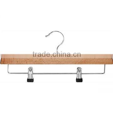 Professional Standard Wood Clothes Hanger With Locking Bar photo-3