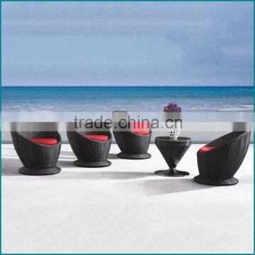 Outdoor wicker rattan sofa patio sets JJ-126TC