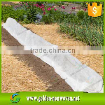 100%PP nonwoven fabric protection cover/polypropylene non woven land scape covering/crop cover/white UV treatment pp spunbonded