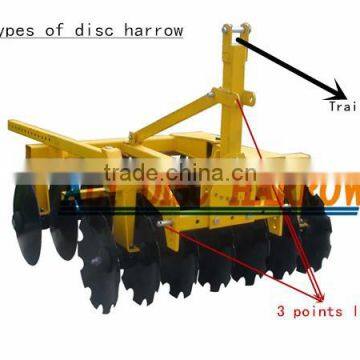 65Mn steel 3-point disc harrow for sale with ISO certificate