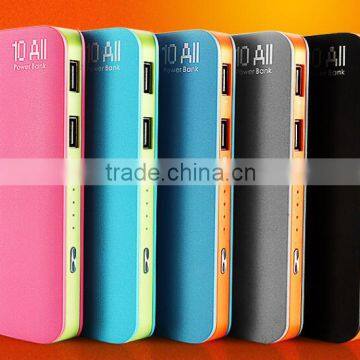 Super fast charge 10400mah portable mobile power bank,portable powerbank,portable charger