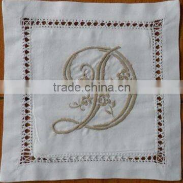 Hand Embroidered Lavender Sachet/bag/pillow-monogram(design #83)