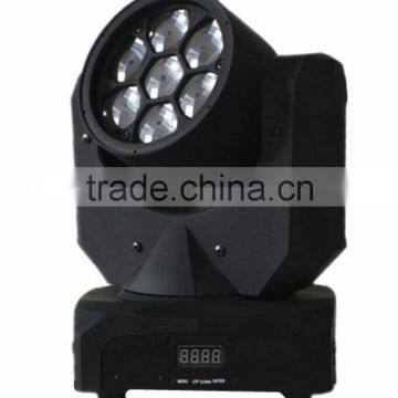 High quality hobbit RGBW 4in1 zoom led moving head wash light ,mini eagle eye moving head light