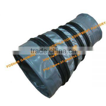 Grey PVC reducing air conditioning insulated duct