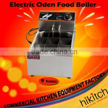 Street food cooker food boiler 9 holes electric oden cooker on sale