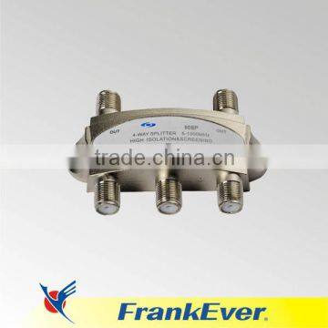 FRANKEVER 4 way CATV tap-off and splitter Signal Amplifier