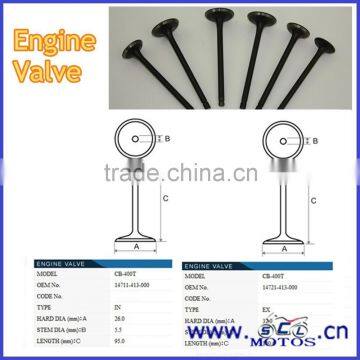 SCL-2013040022 Motorcycle CB 400CC Part Motorcycle Titanium Valve