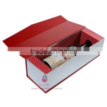 customized wine paper gift box for spirit wine