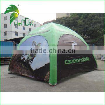 Inflatable Dome Tent For Company Promotion / Advertising Airtight Green Outdoor Tent