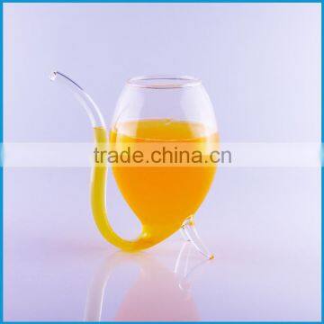 200ML Glass Coffee Water Juice Cup with Straw