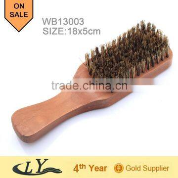 good quality wooden handle hairbrush also can for shoes