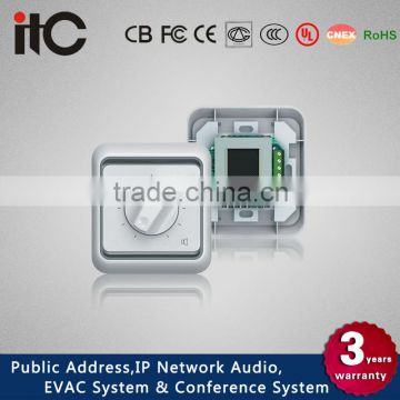 ITC T-691 Series 6W 30W 60W 100W 11 Steps PA System Volume Control