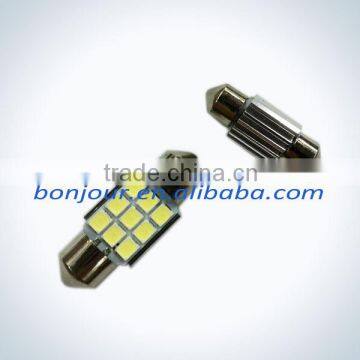 12v led auto light festoon 2835smd canbus led bulb