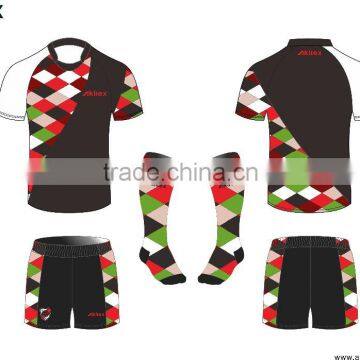 Sublimation Polyester Rugby Shirt Rugby Suits / Rugby Shirt photo-5